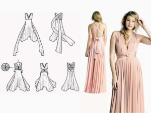 Платье-трансформер:  инструкция по применению
